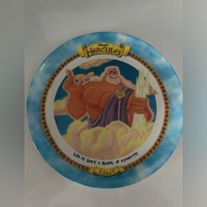 Disney Hercules Zeus plate
